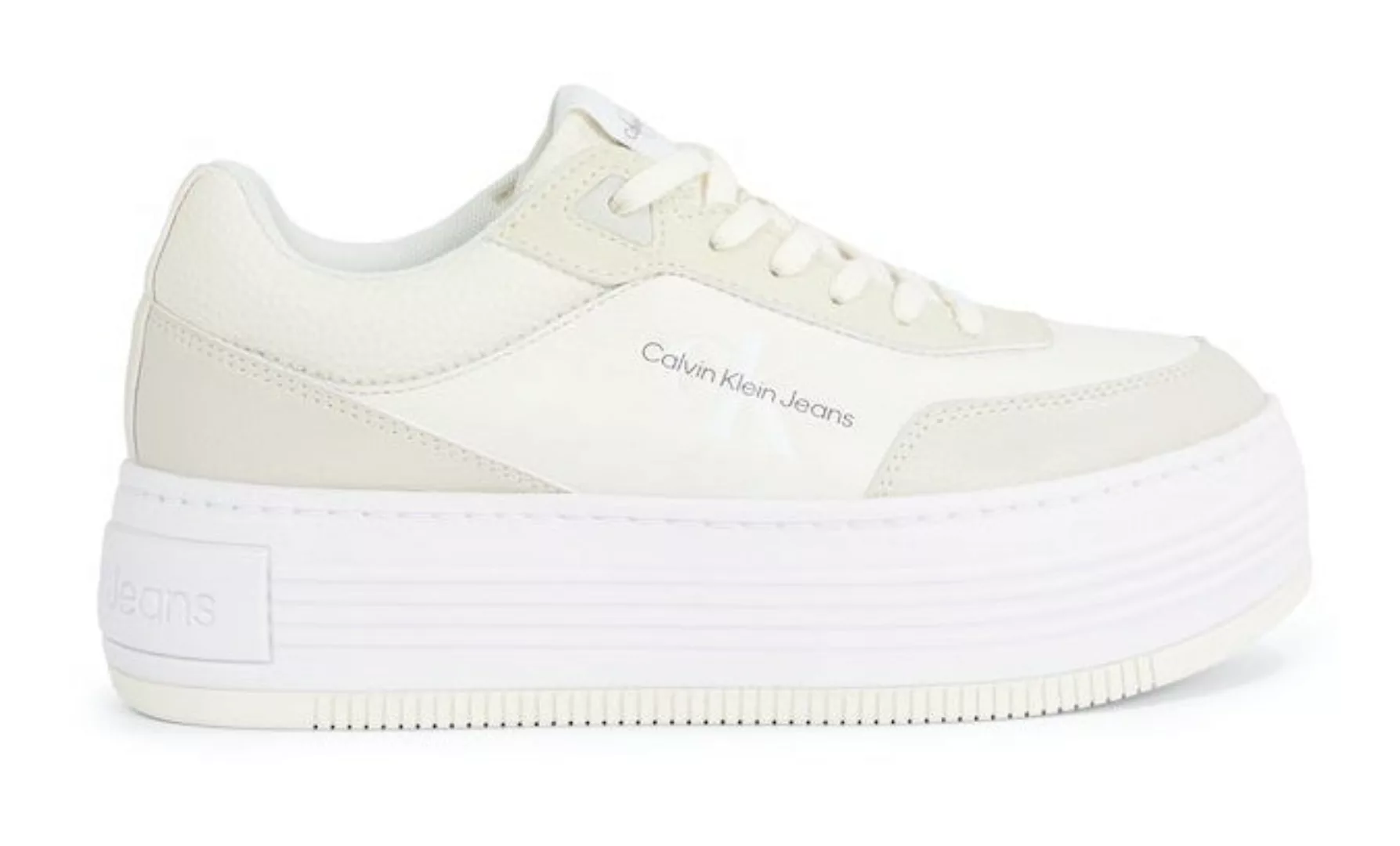 Calvin Klein Jeans Plateausneaker "BOLD FLATF LOW LACE MIX ML FAD" günstig online kaufen