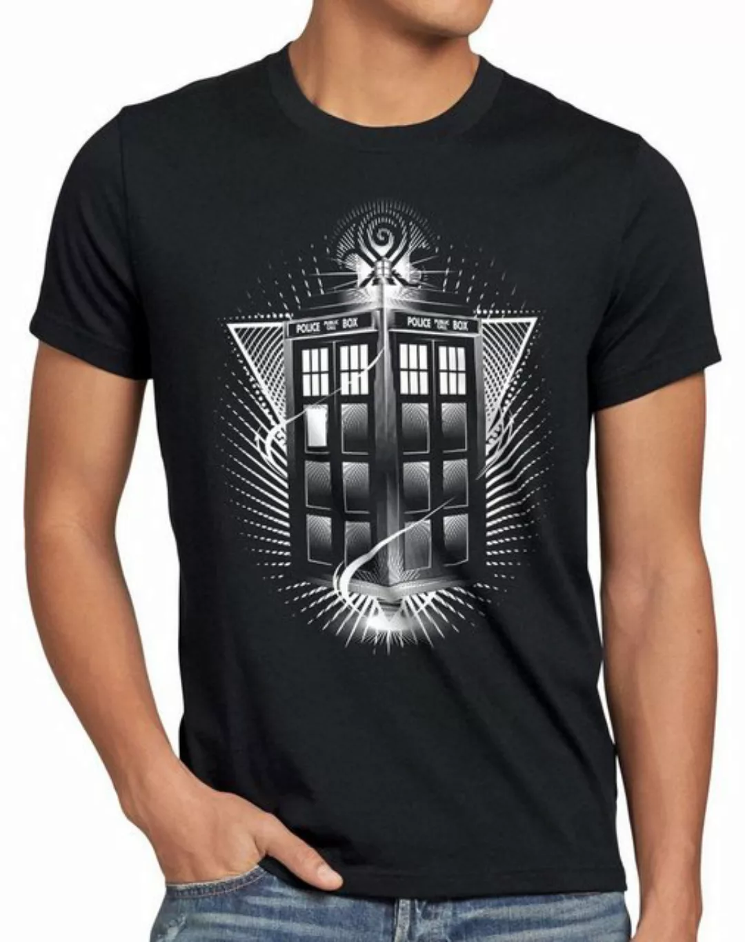 style3 Print-Shirt Herren T-Shirt Who Zeitreise doktor dalek dr police box günstig online kaufen