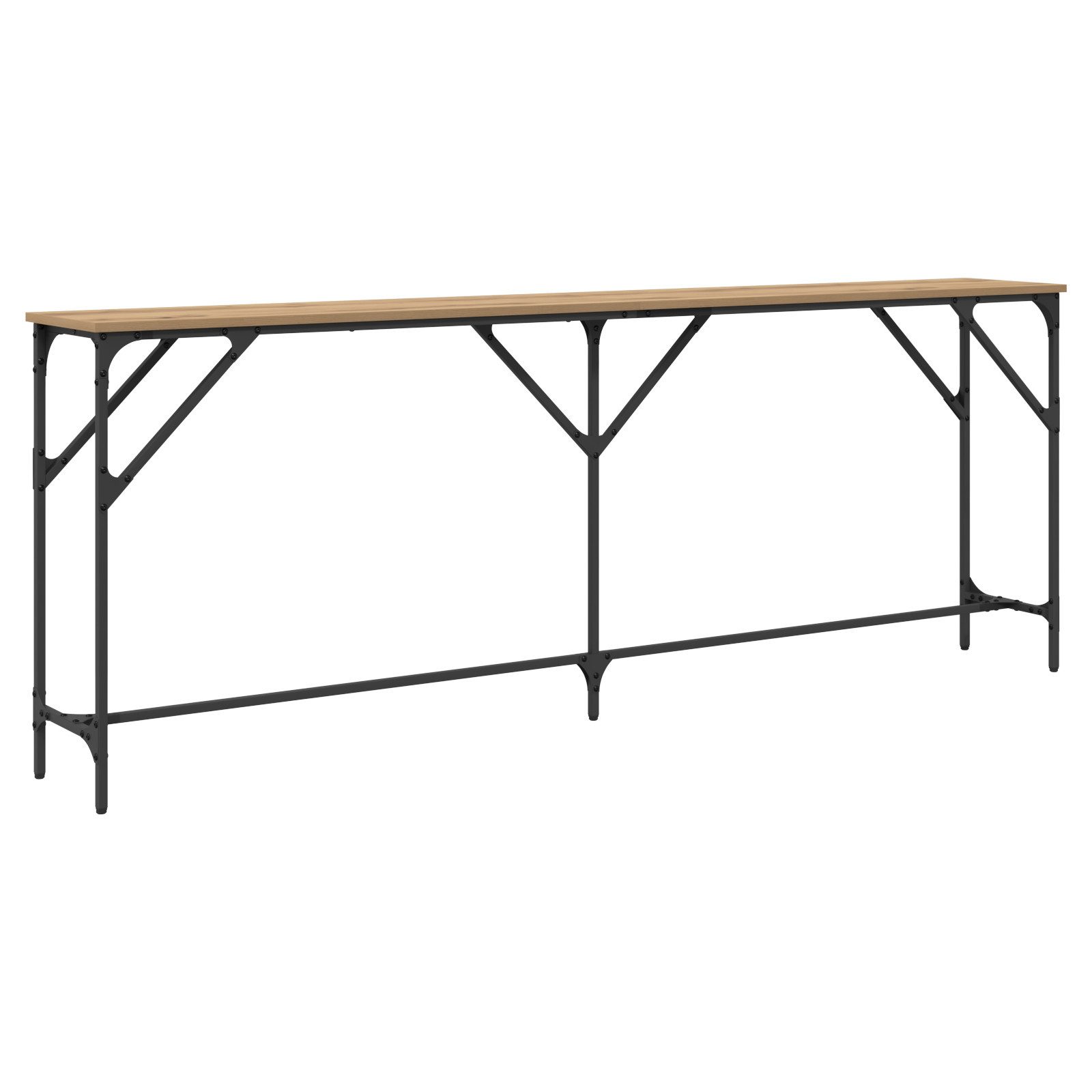 vidaXL Beistelltisch Konsolentisch Artisan Eiche 200x29x75 günstig online kaufen