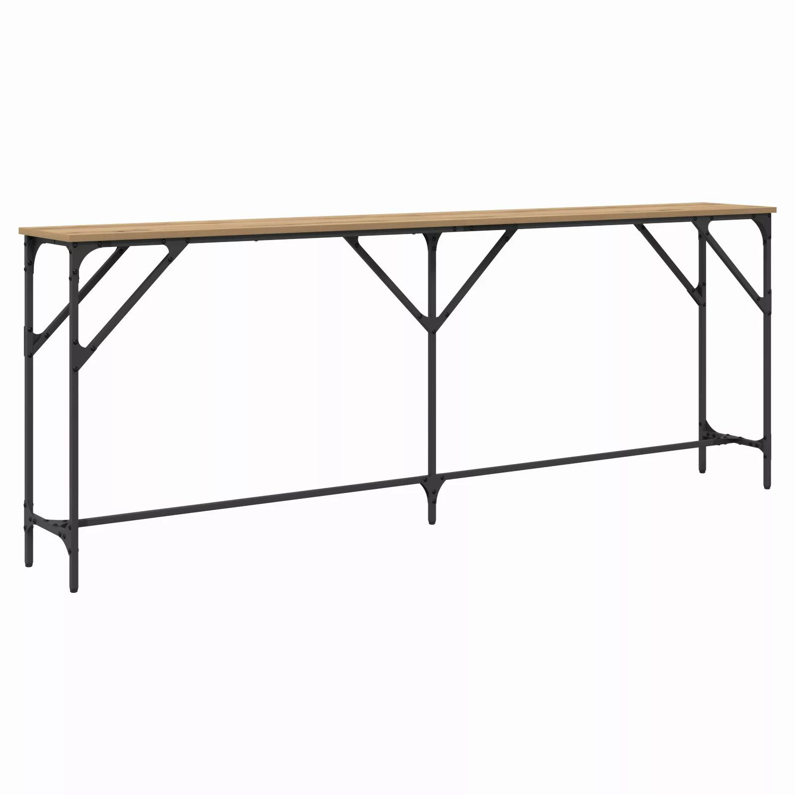 vidaXL Beistelltisch Konsolentisch Artisan Eiche 200x29x75 günstig online kaufen