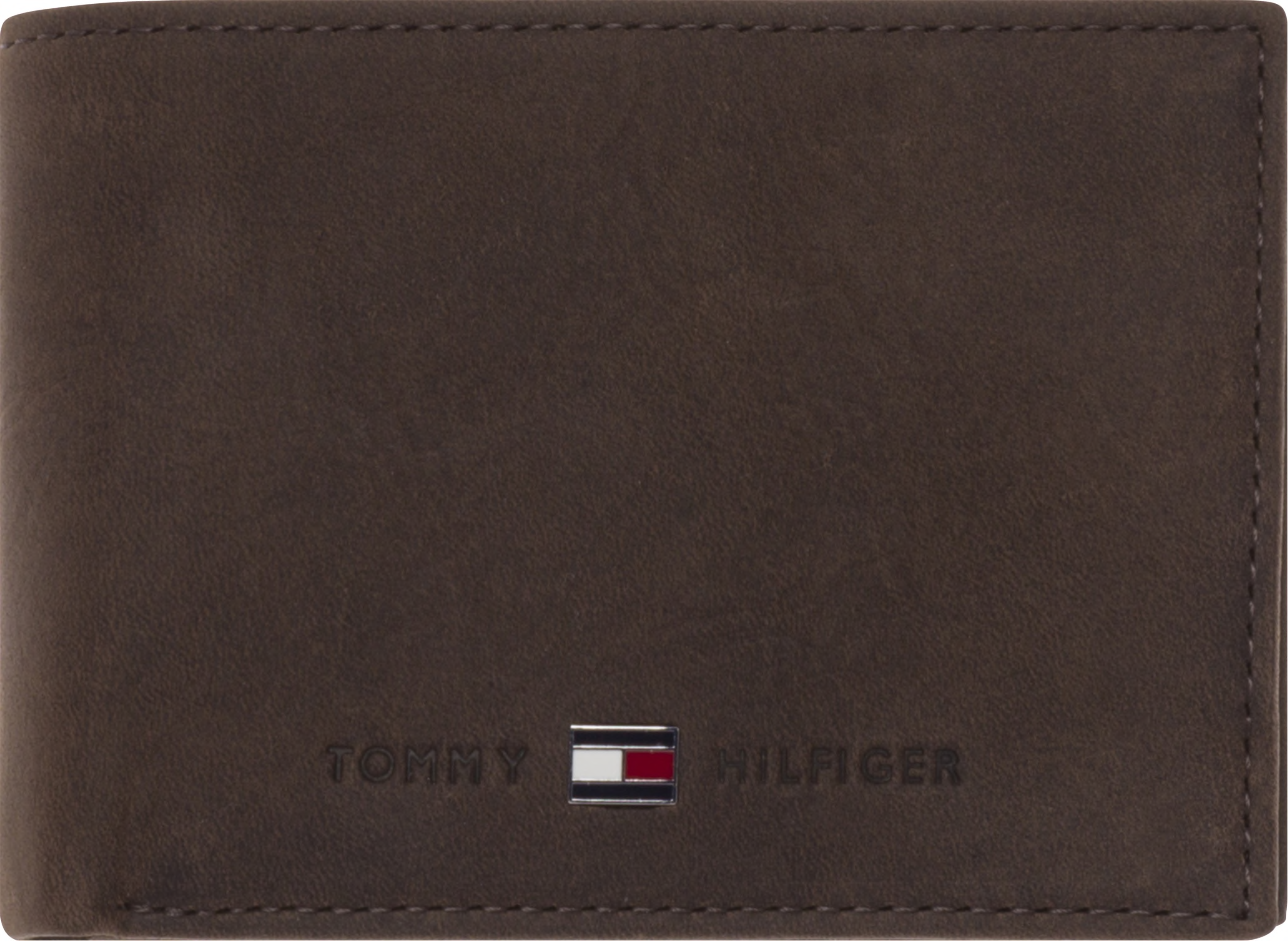 Tommy Hilfiger Kleine Geldbörse aus Leder, 10,5 cm x 8 cm günstig online kaufen