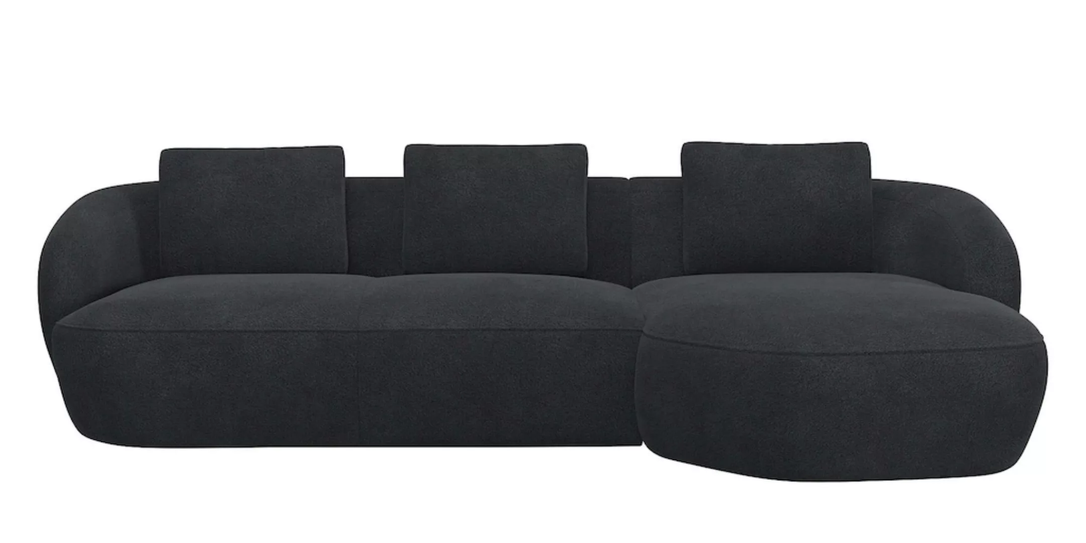 FLEXLUX Wohnlandschaft "Torino, rund, L-Form, Sofa-Ecke mit Recamiere, Long günstig online kaufen