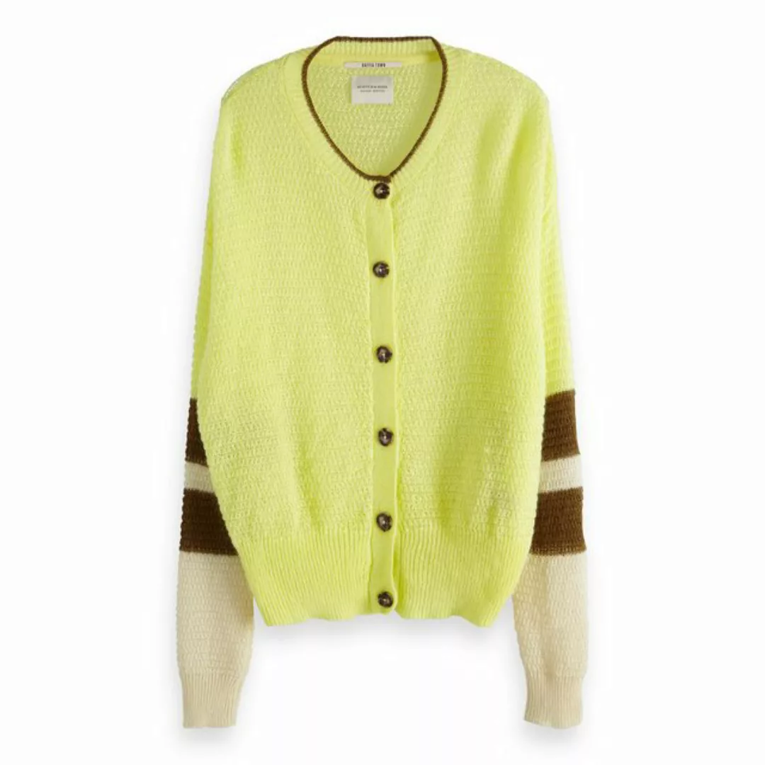 Maison Scotch Strickjacke Maison Scotch Damen Cardigan Colour Blocked Sleev günstig online kaufen