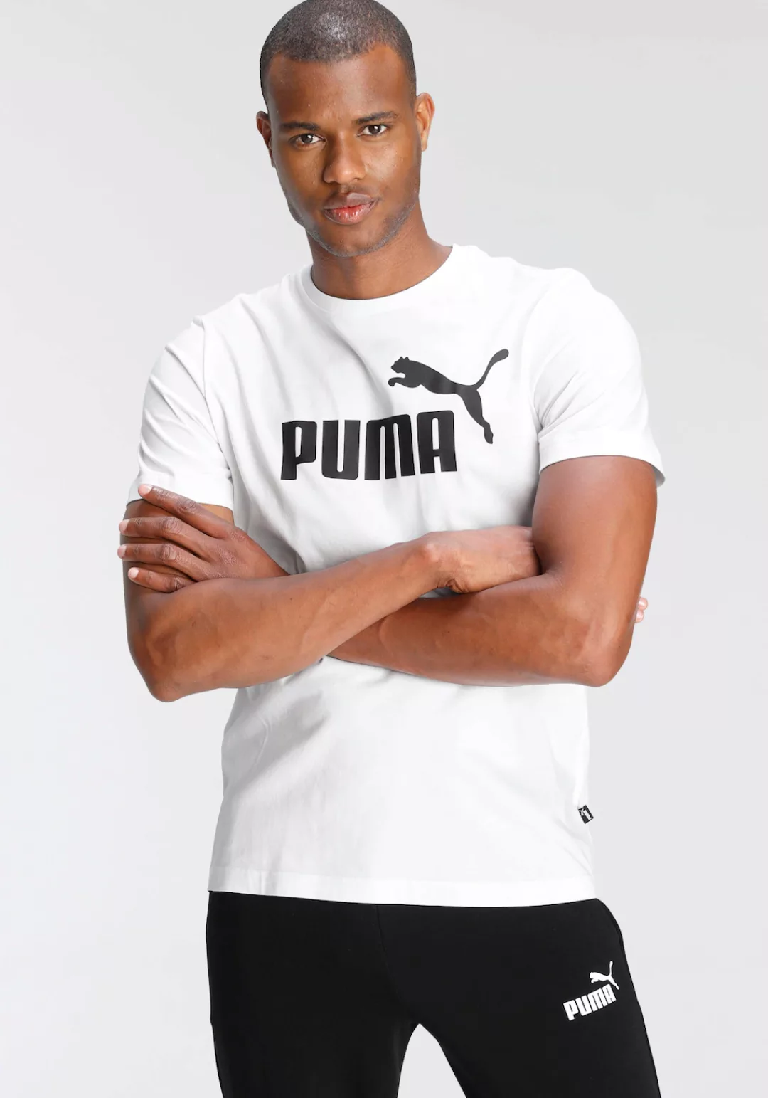 PUMA T-Shirt "Essentials Logo T-Shirt Herren" günstig online kaufen