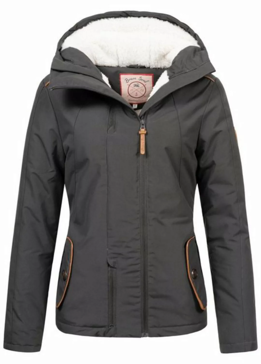 Brave Soul Winterjacke Josy für Damen, mit Teddyfell günstig online kaufen