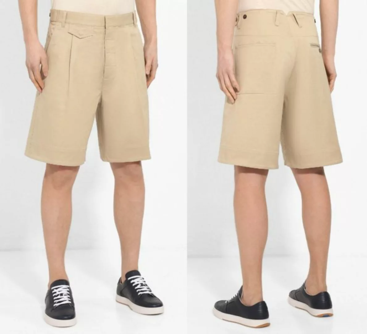 Dsquared2 Shorts DSQUARED2 LOOSE SAFARI BERMUDA SHORTS CARGO CHINO GABARDIN günstig online kaufen