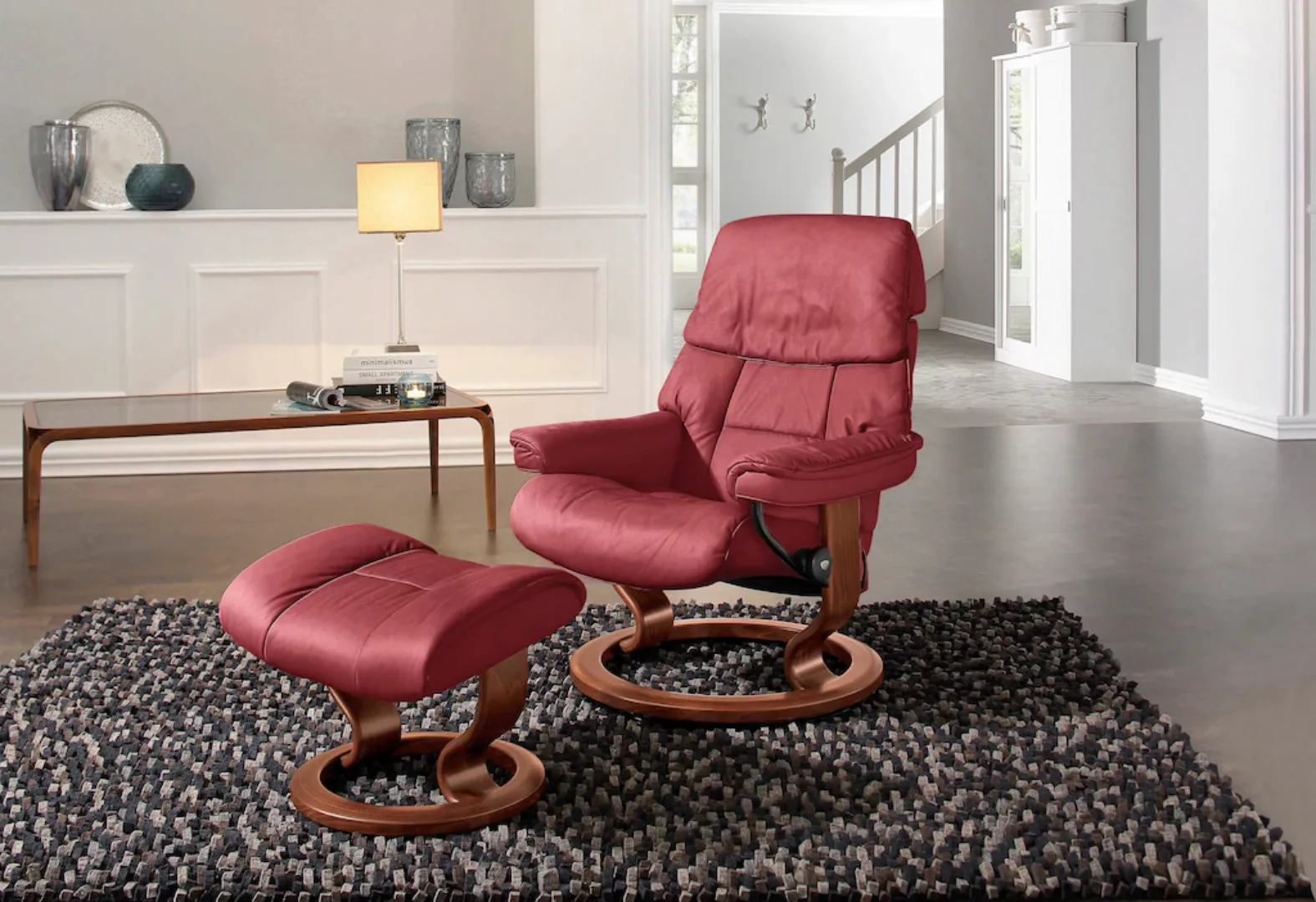 Stressless Relaxsessel "Ruby", (Set, Relaxsessel mit Hocker), mit Classic B günstig online kaufen