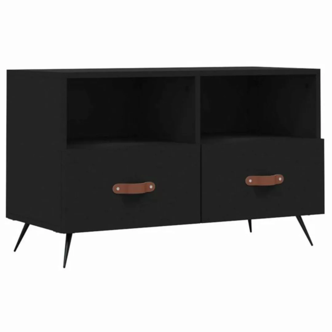 vidaXL TV-Schrank TV-Schrank Schwarz 80x36x50 cm Spanplatte günstig online kaufen