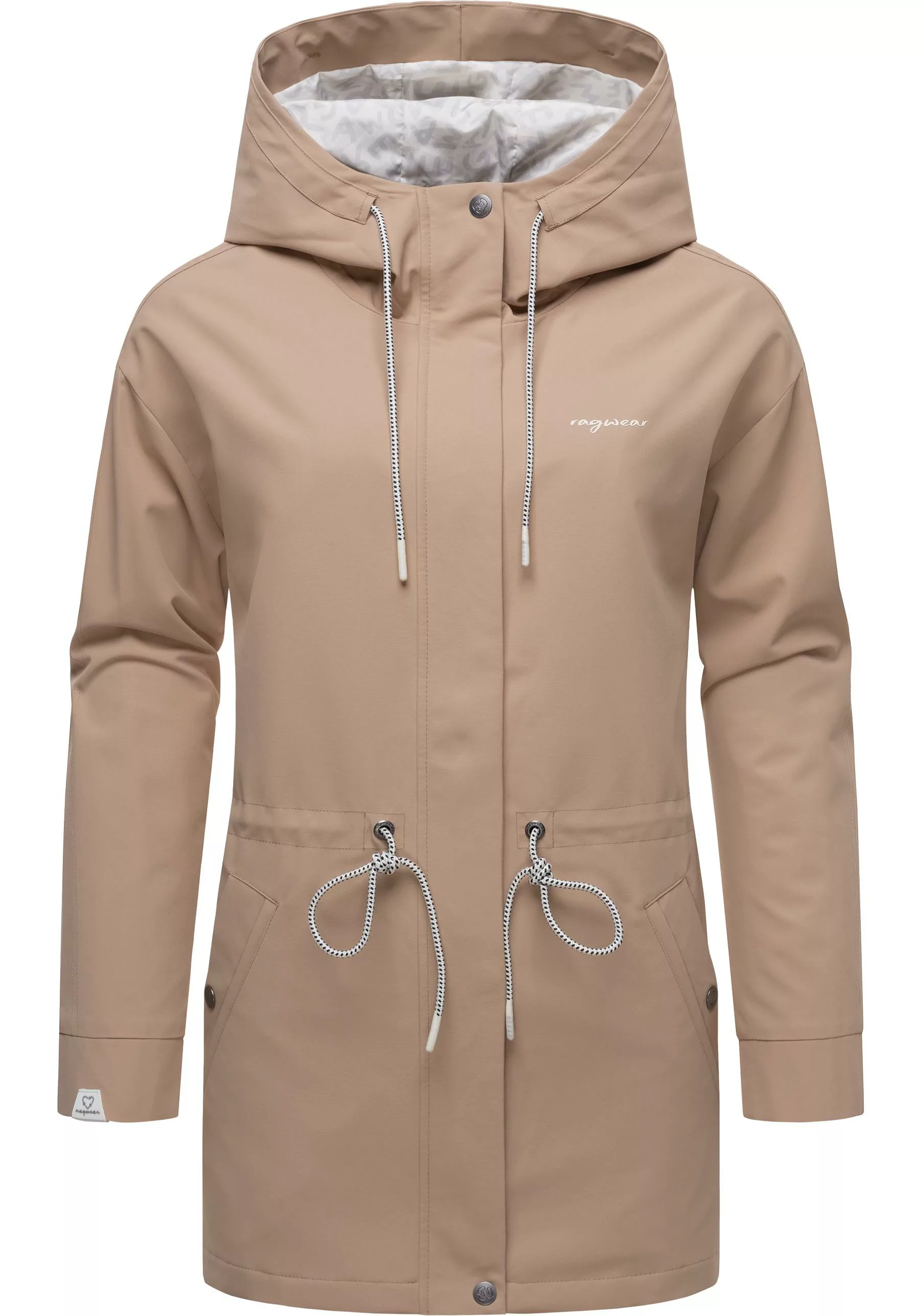 Ragwear Outdoorjacke "Urbanna Remake", mit Kapuze, Wasserdichte Übergangsja günstig online kaufen