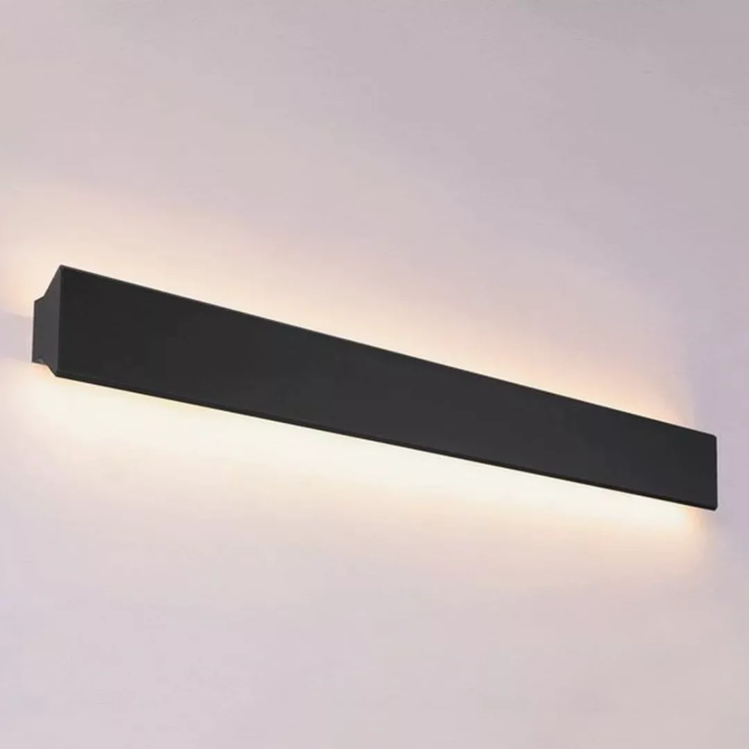 LED Wandleuchte Direto in Schwarz 20W 1760lm 900mm günstig online kaufen