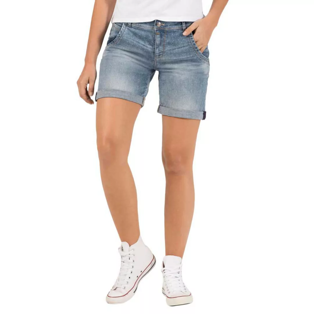 Timezone Regular Calitz Jeans-shorts 28 Light Blue Dot Lazer günstig online kaufen