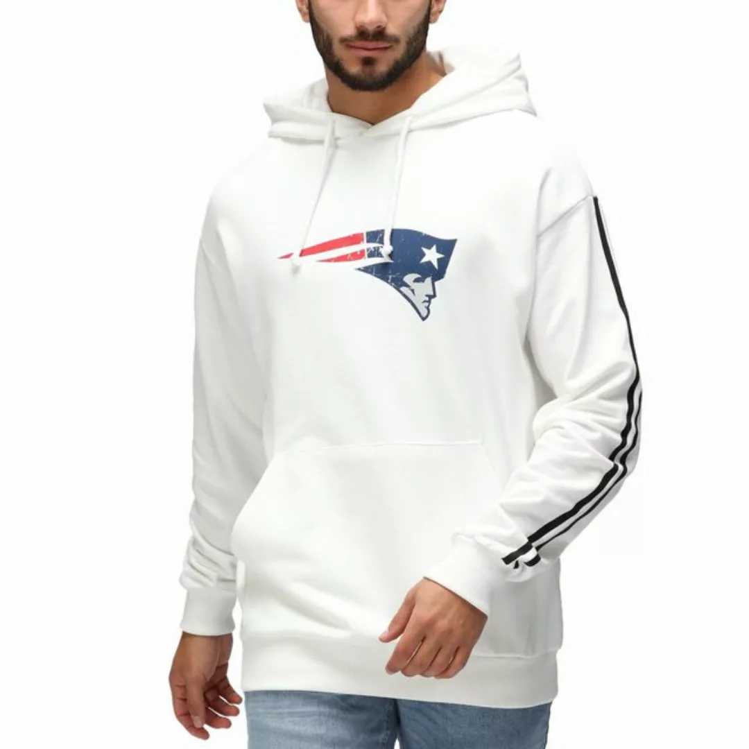 Recovered Kapuzenpullover Re:covered NFL New England Patriots ecru günstig online kaufen