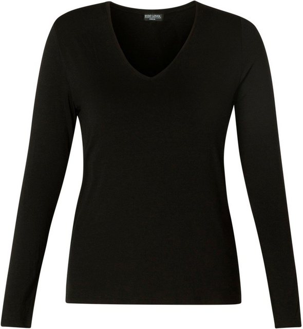 Base Level Curvy Langarmshirt Alize Weiche leicht glänzende Qualität günstig online kaufen