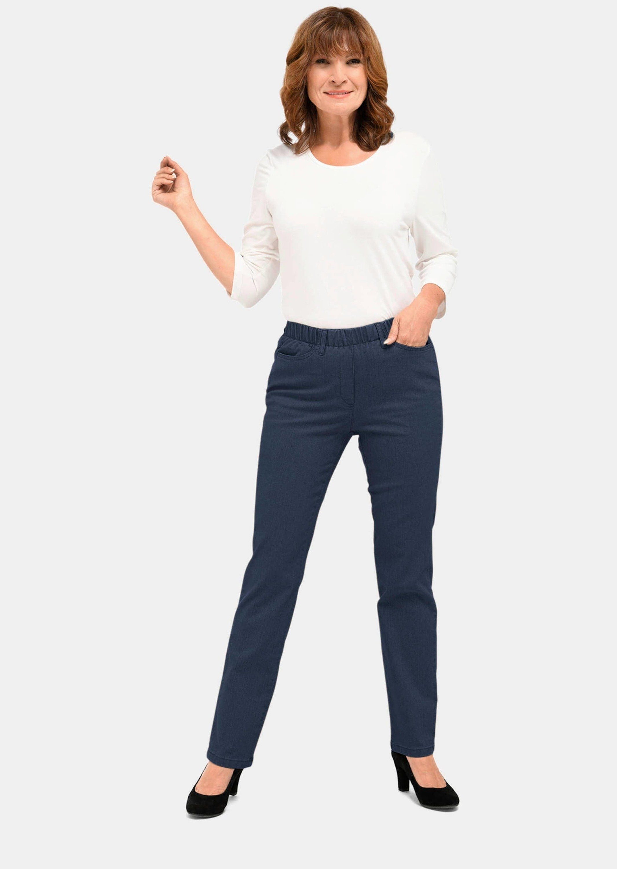 GOLDNER Bequeme Jeans Kurzgröße: Klassische Jeansschlupfhose günstig online kaufen