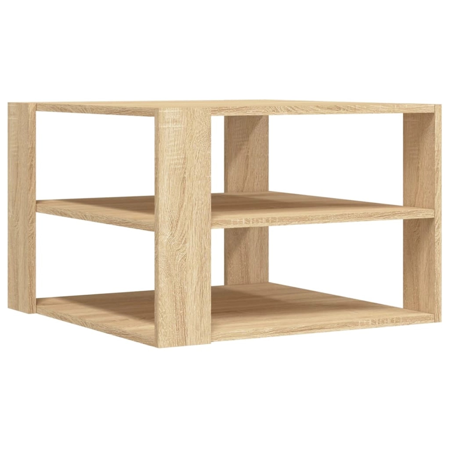 vidaXL Couchtisch Sonoma-Eiche 59,5x59,5x40 cm Holzwerkstoff günstig online kaufen