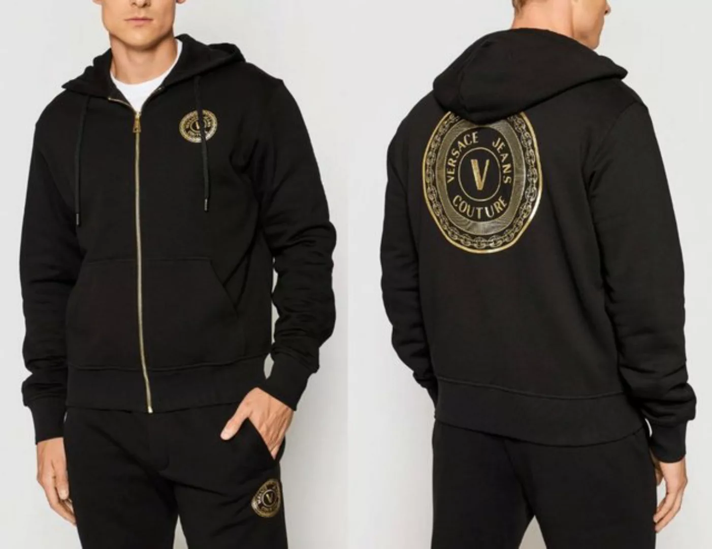 Versace Sweatjacke VERSACE JEANS COUTURE ZIP HOODIE Sweater Sweatshirt Jack günstig online kaufen