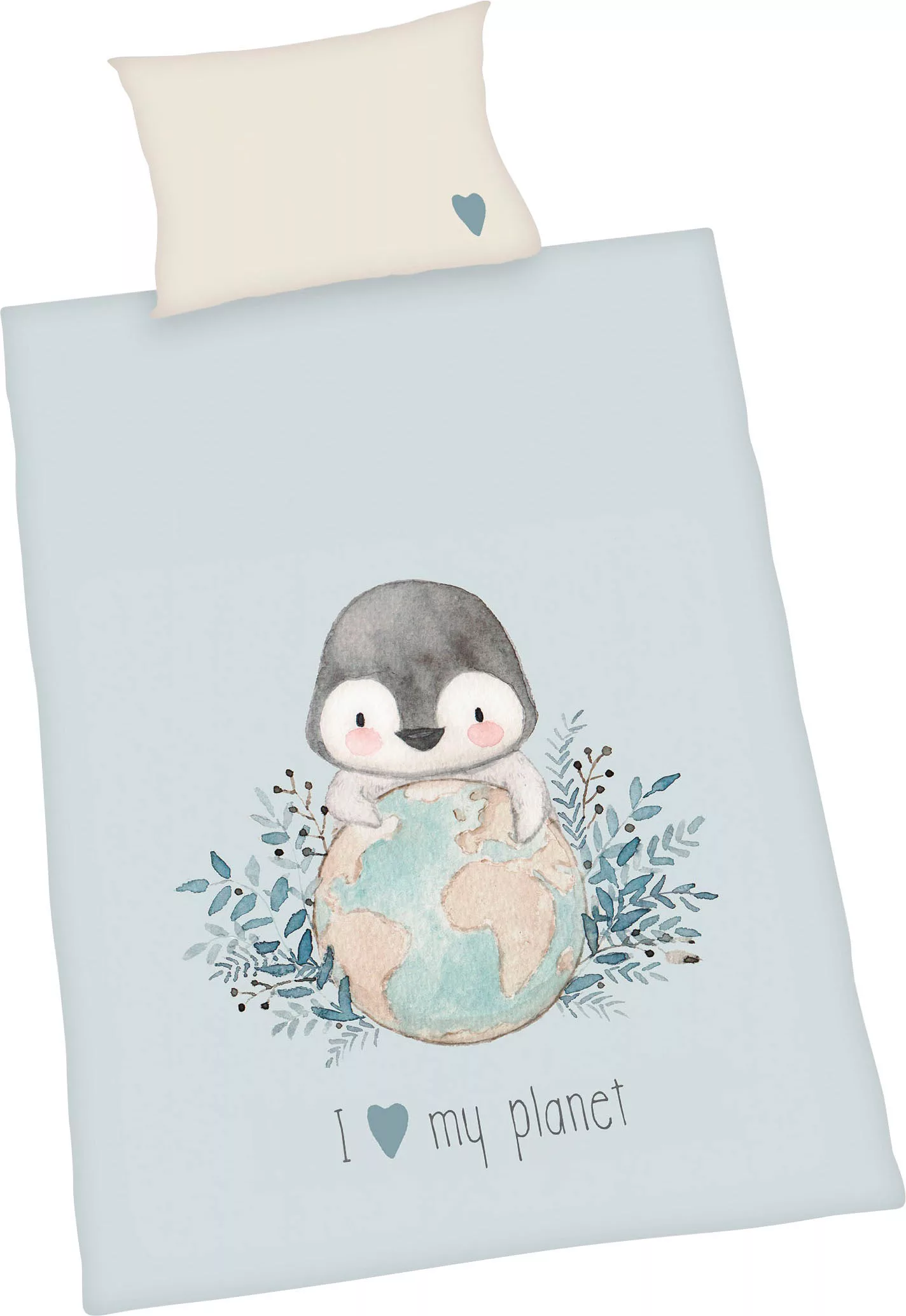 Baby Best Babybettwäsche »Pinguin«, (2 tlg.), mit liebevollem Motiv günstig online kaufen