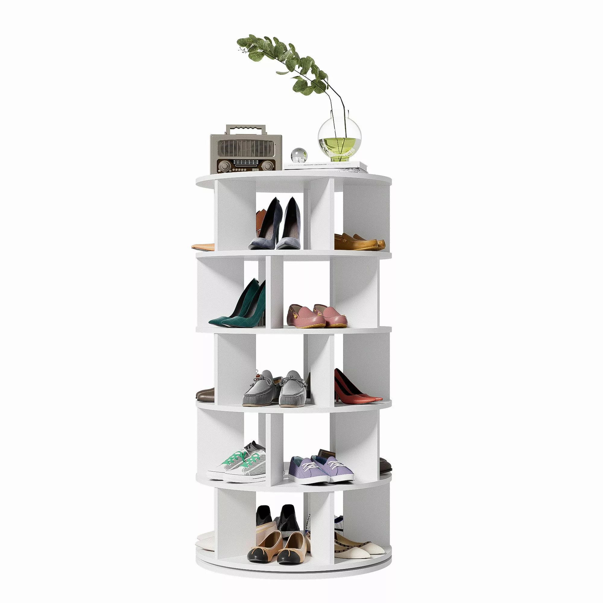 Merax Schuhregal, Standregal mit 5 Ebenen, günstig online kaufen