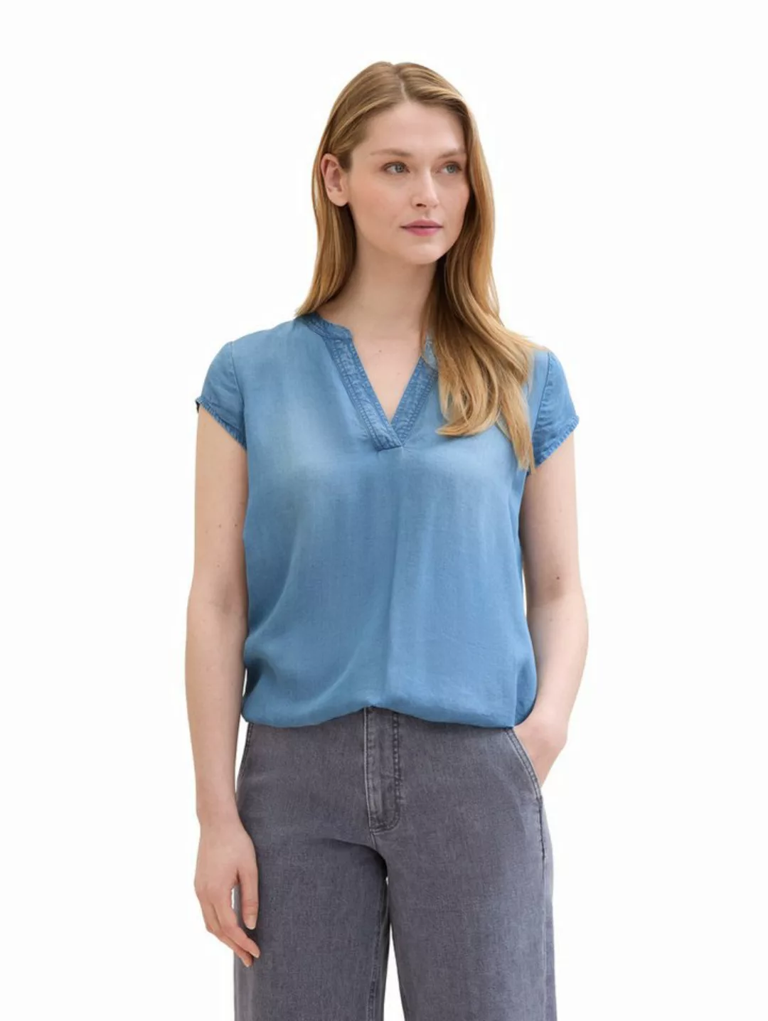 TOM TAILOR Jeansbluse im Denim Look günstig online kaufen