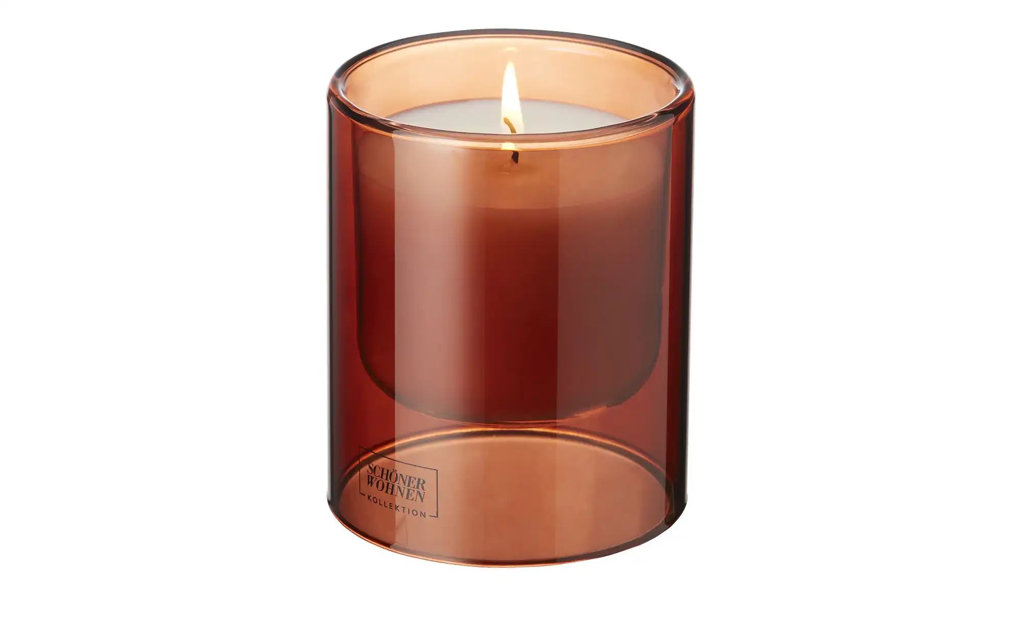 SCHÖNER WOHNEN Kollektion Duftkerze   ¦ braun ¦ Glas,Wachs ¦ Maße (cm): H: günstig online kaufen
