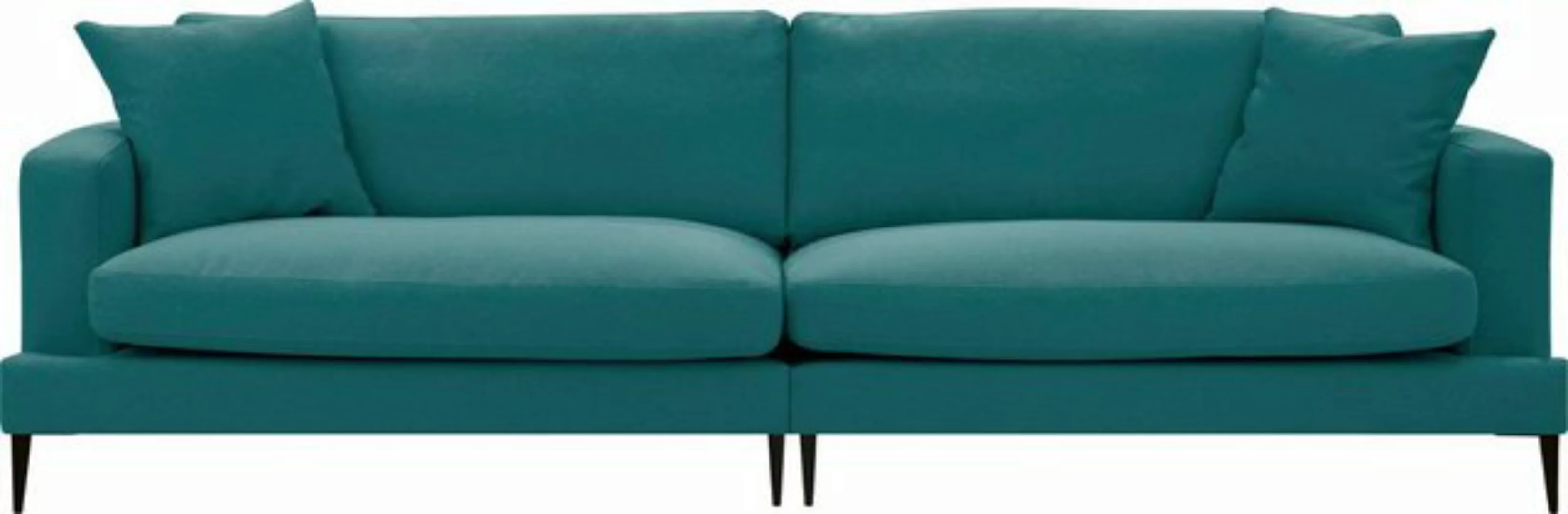 Leonique Big-Sofa "Cozy", mit losen Kissen und Metallbeinen günstig online kaufen