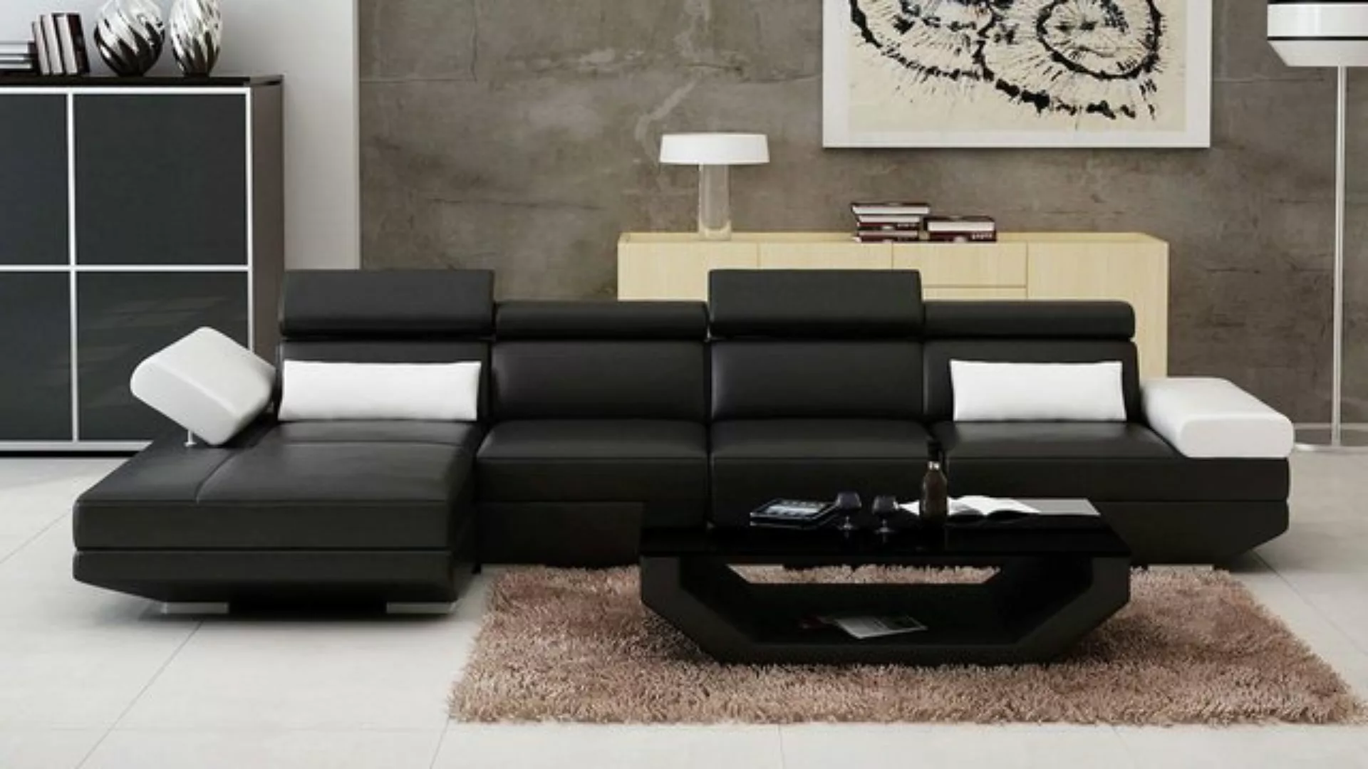 Xlmoebel Ecksofa Modernes Ecksofa mit L-Form aus Stoff und Design-Polsterun günstig online kaufen