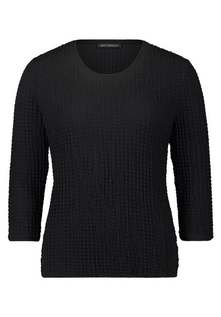 Betty Barclay 3/4-Arm-Shirt Betty Barclay Strukturshirt mit Rundhalsausschn günstig online kaufen