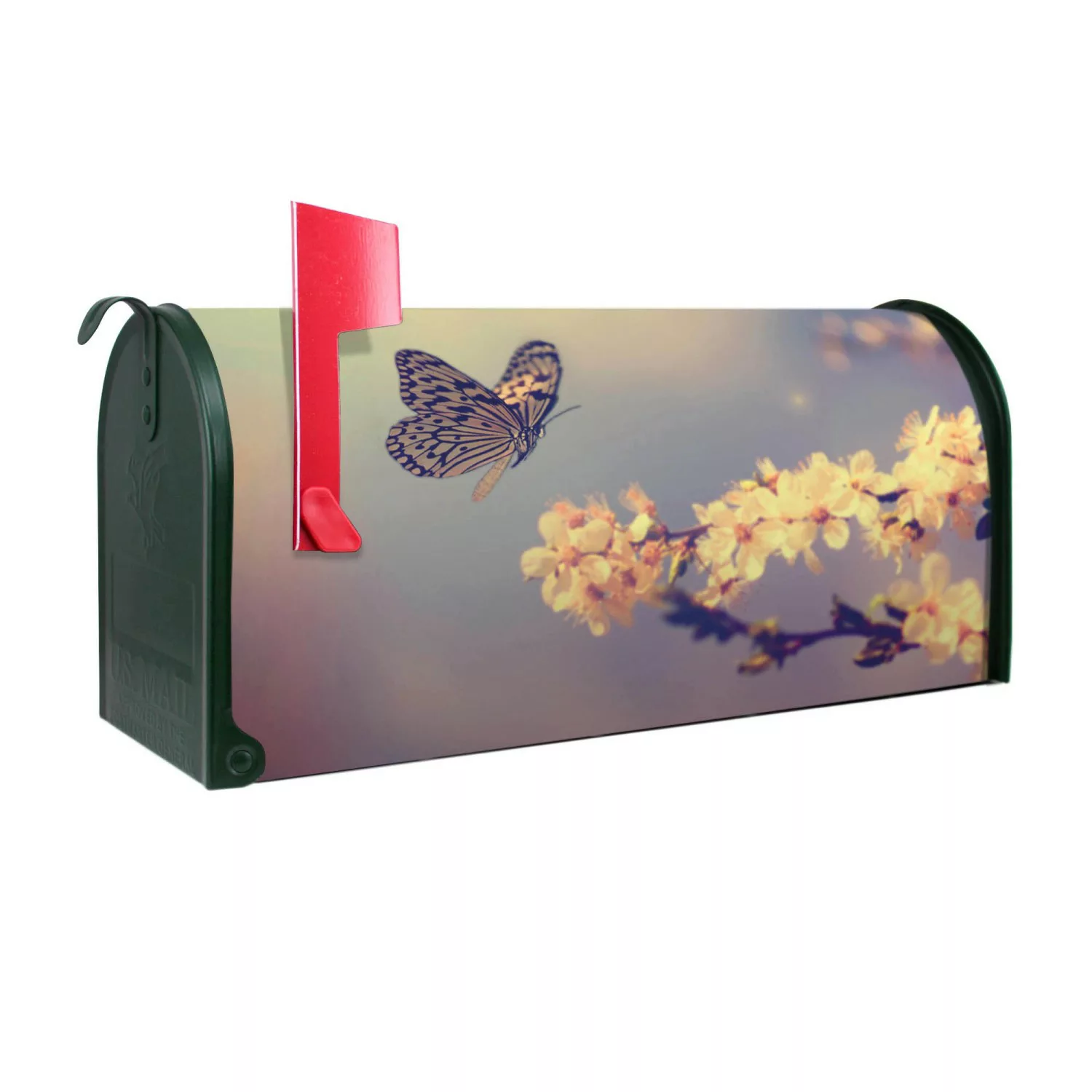 Banjado Amerikanischer Briefkasten Grün 48x22x16cm US Mailbox Letterbox Pos günstig online kaufen