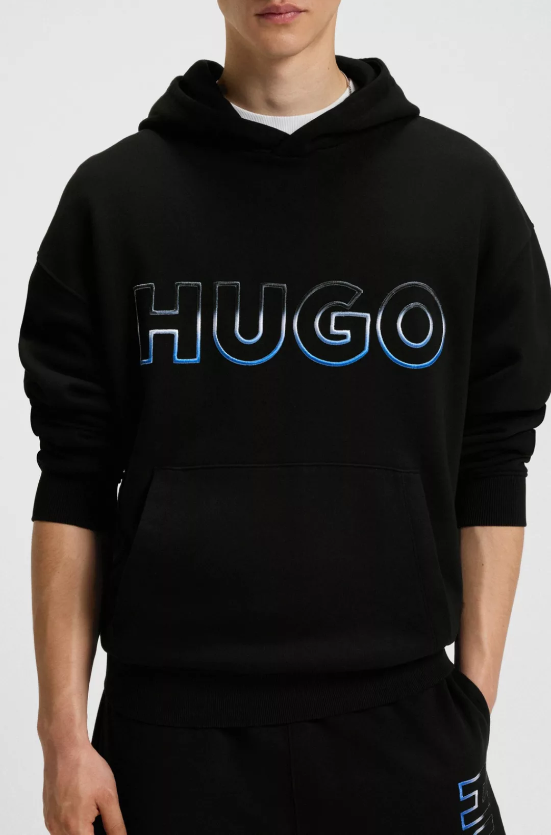 HUGO Blue Sweatshirt "Nogudi", mit Kapuze, regular fit, reine Baumwolle günstig online kaufen