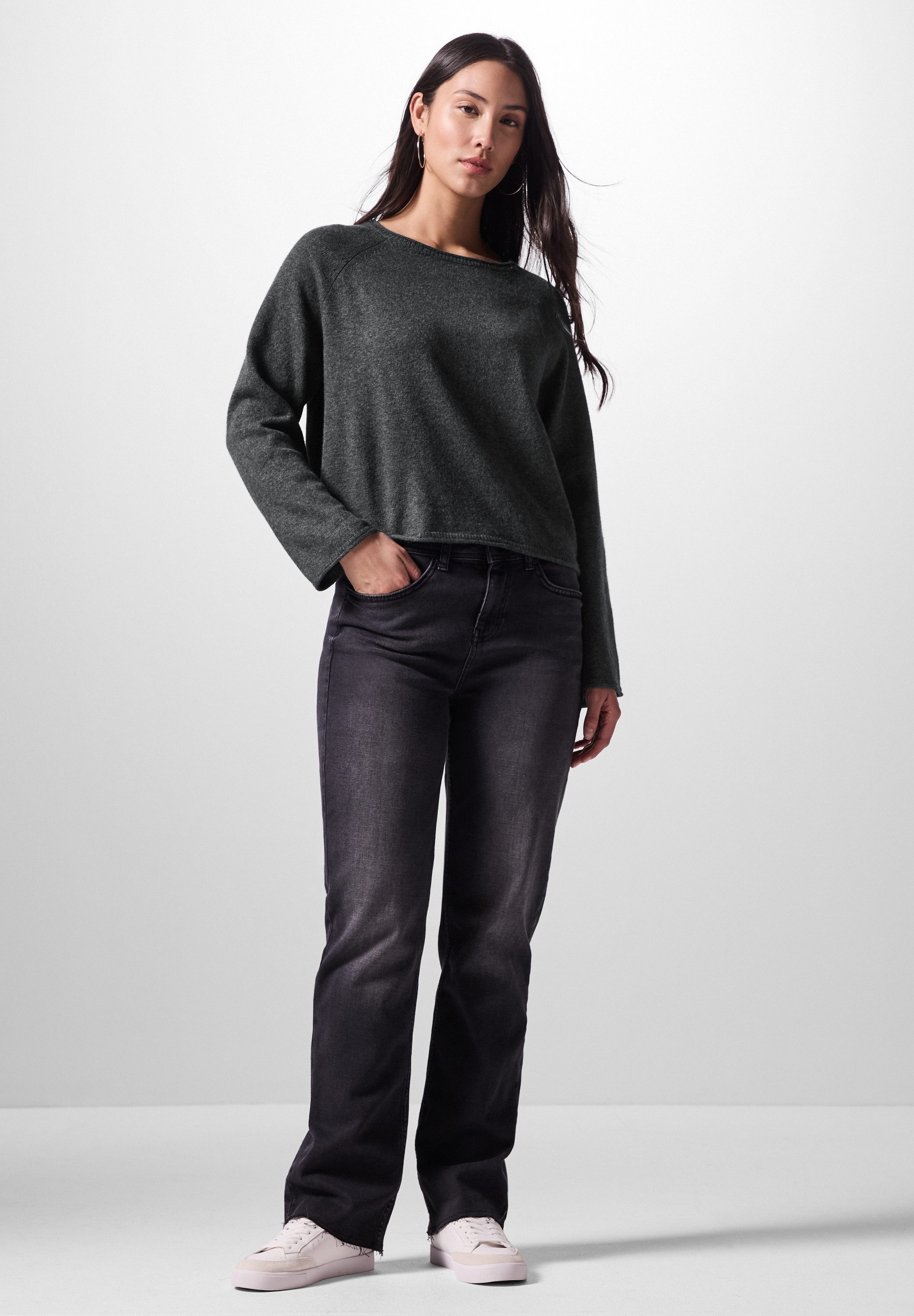 STREET ONE STUDIO Strickpullover aus softem günstig online kaufen