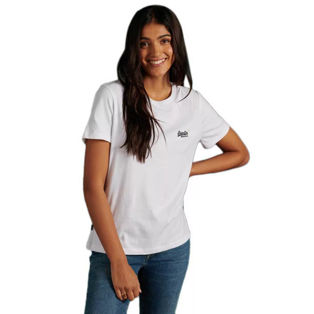 Superdry Organic Cotton Kurzarm T-shirt XS Ice Marl günstig online kaufen