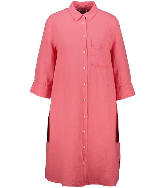 Marc O'Polo Blusenkleid Damen Hemdblusenkleid Relaxed Fit aus Leinen (1-tlg günstig online kaufen