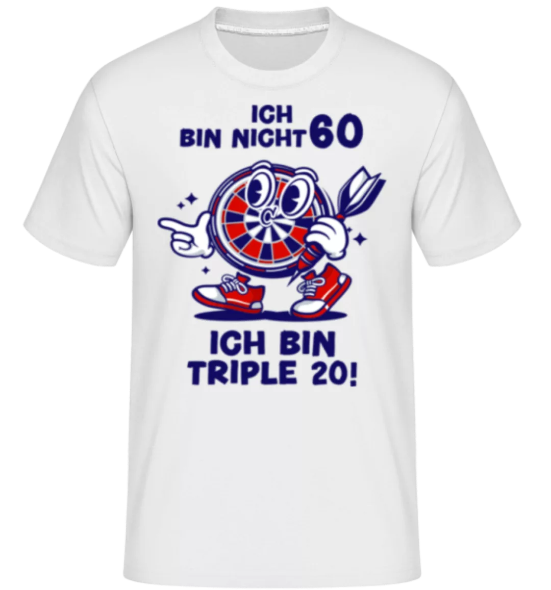 60 Geburtstag Dart Triple 20 · Shirtinator Männer T-Shirt günstig online kaufen