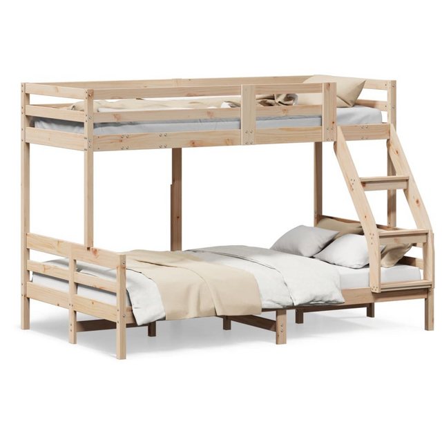 vidaXL Bettgestell Etagenbett 90x200120x200 cm Massivholz Kiefer Bett Bettg günstig online kaufen