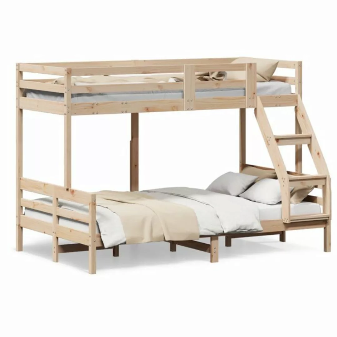 vidaXL Bettgestell Etagenbett 90x200120x200 cm Massivholz Kiefer Bett Bettg günstig online kaufen