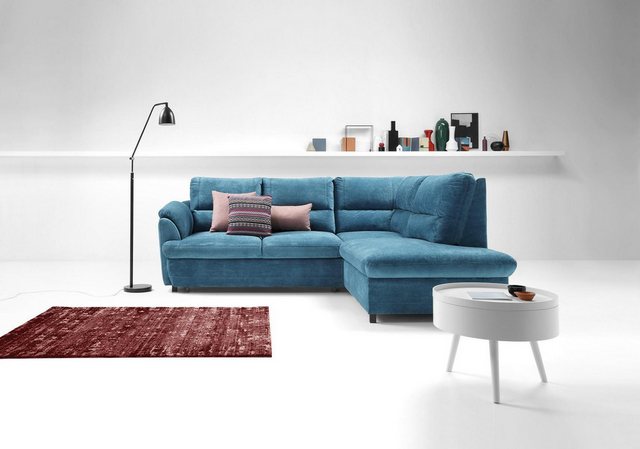 Xlmoebel Ecksofa Neuzeitliches Ecksofa mit modernem Design, Stoffbettcouch günstig online kaufen