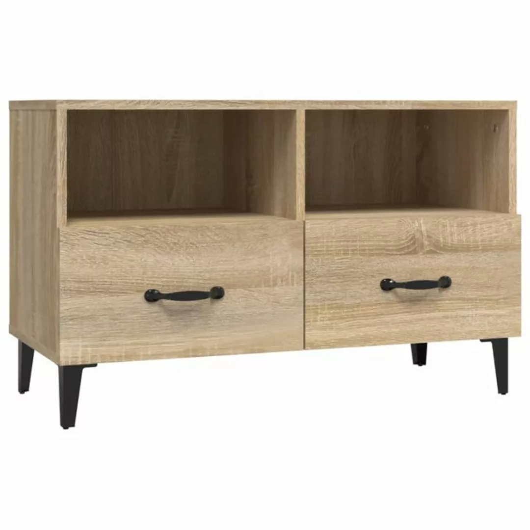 Vidaxl Tv-schrank Sonoma-eiche 80x36x50 Cm Holzwerkstoff günstig online kaufen