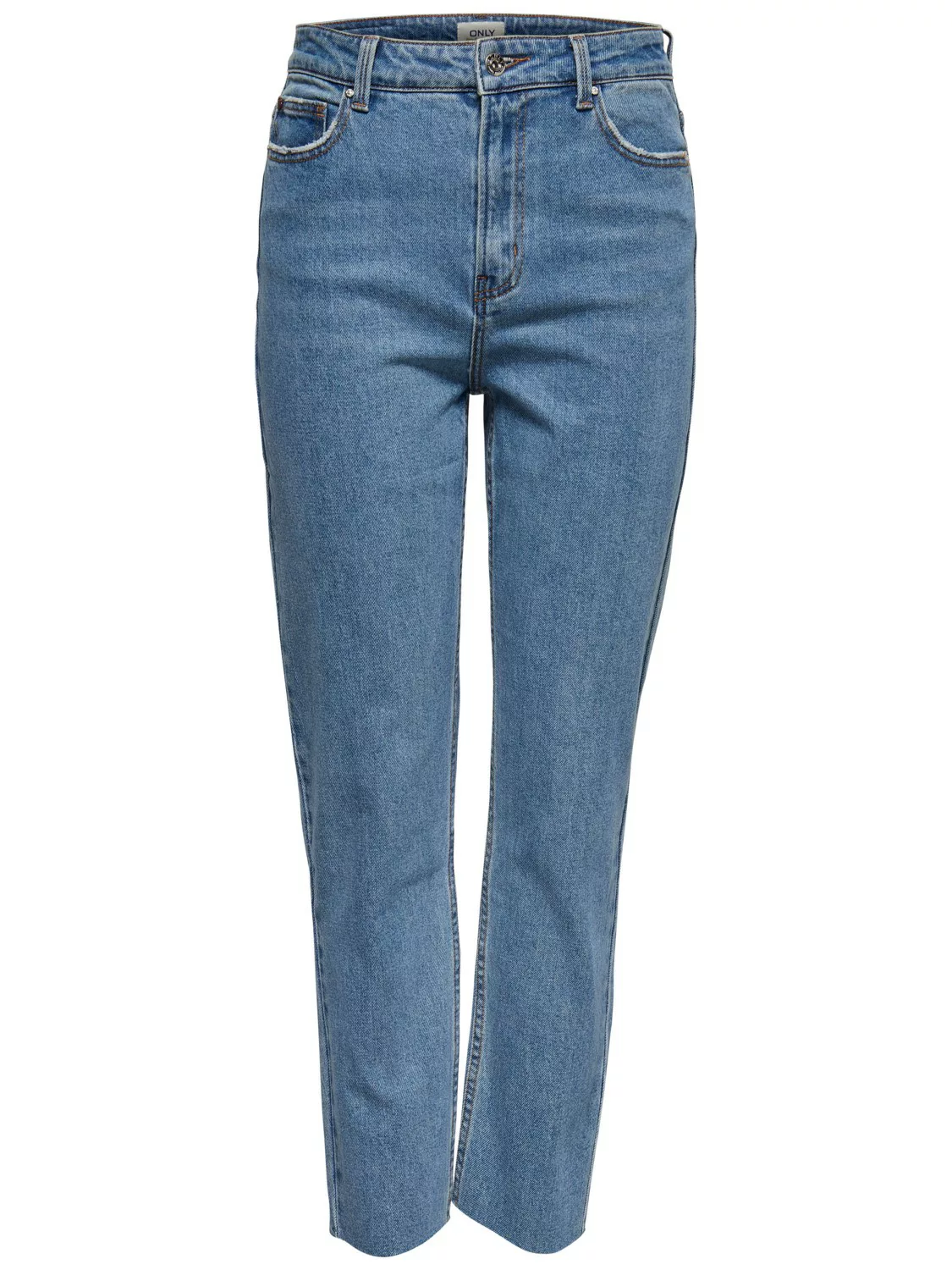 Only Damen Jeans ONLEMILY MAE06 - Straight Fit - Blau - Light Blue Denim günstig online kaufen