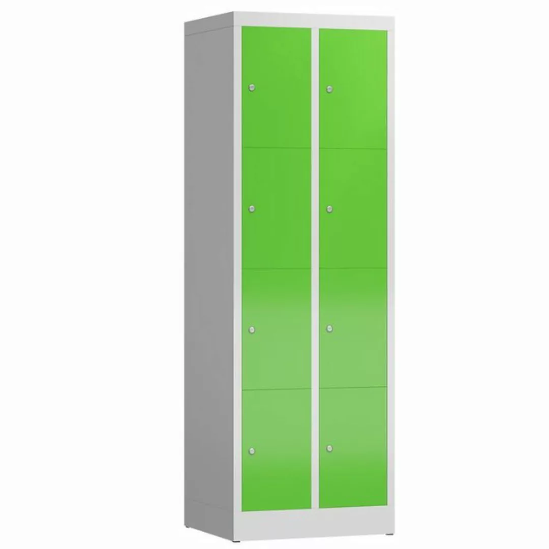 Steelboxx Fächerschrank ClassiX Schließfachschrank, 2 Abteile à 4 Fächer, 1 günstig online kaufen