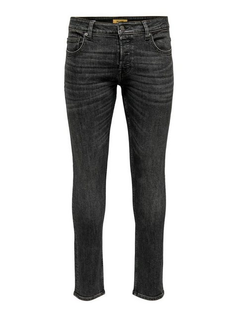 Only & Sons Herren Jeans ONSLOOM SLIM 3145 - Slim Fit - Schwarz - Black Den günstig online kaufen