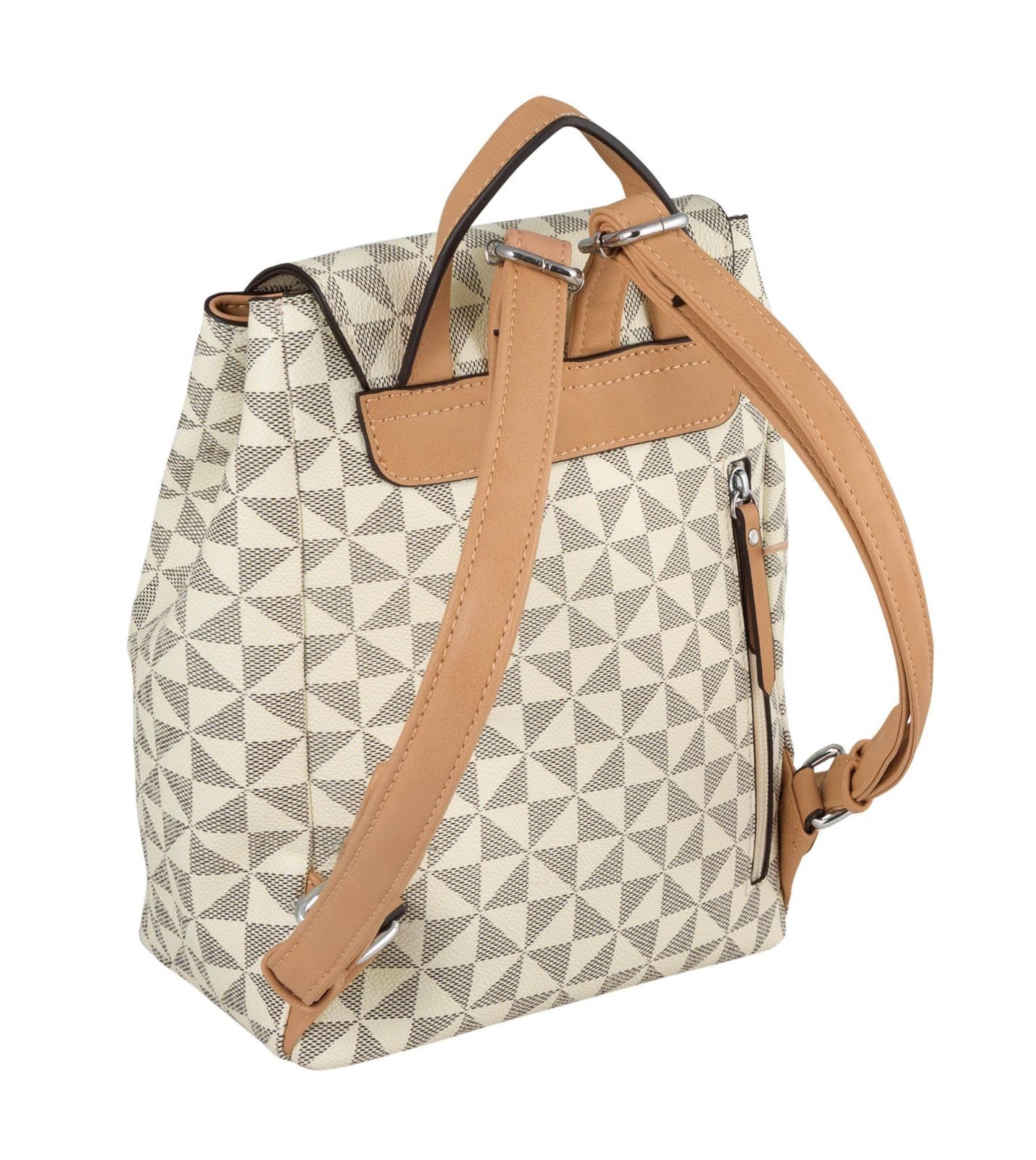 Gabor Rucksack "Barina", aus Lederimitat mit charakteristischem All-Over-Dr günstig online kaufen