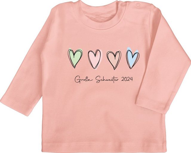 Shirtracer T-Shirt Große Schwester 2024 Big Sister Große Schwester günstig online kaufen