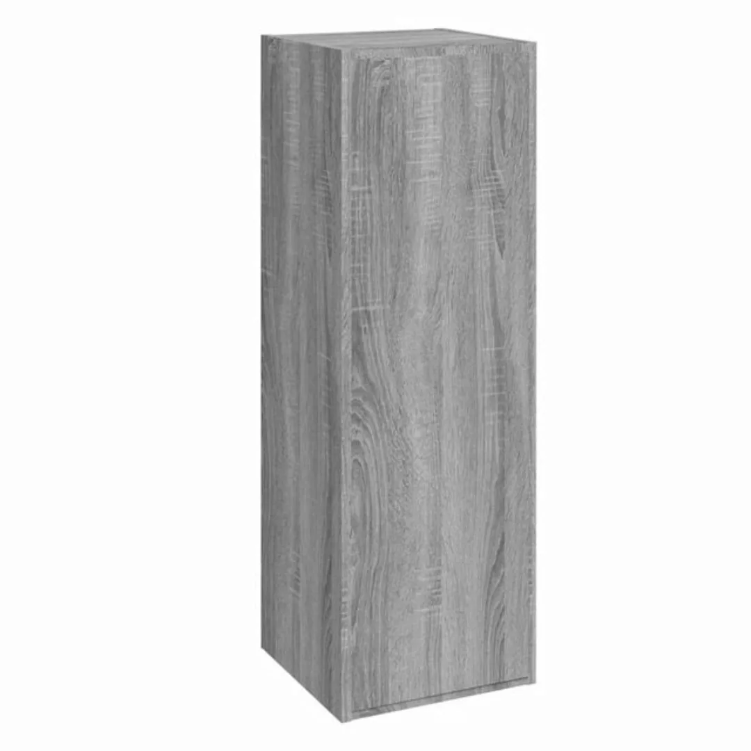 furnicato TV-Schrank Grau Sonoma 30,5x30x90 cm Holzwerkstoff günstig online kaufen