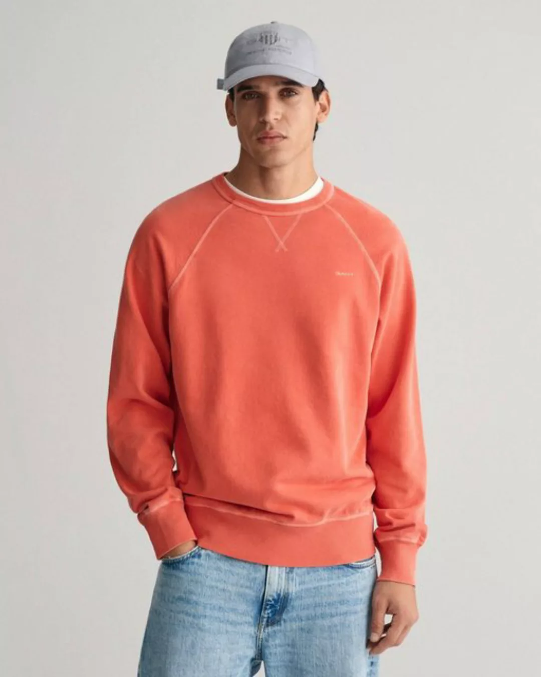 Gant Sweatshirt Herren Sweatshirt SUNFADED SWEAT (1-tlg) günstig online kaufen