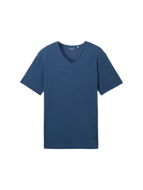 TOM TAILOR T-Shirt Basic T-Shirt mit V-Ausschnitt günstig online kaufen