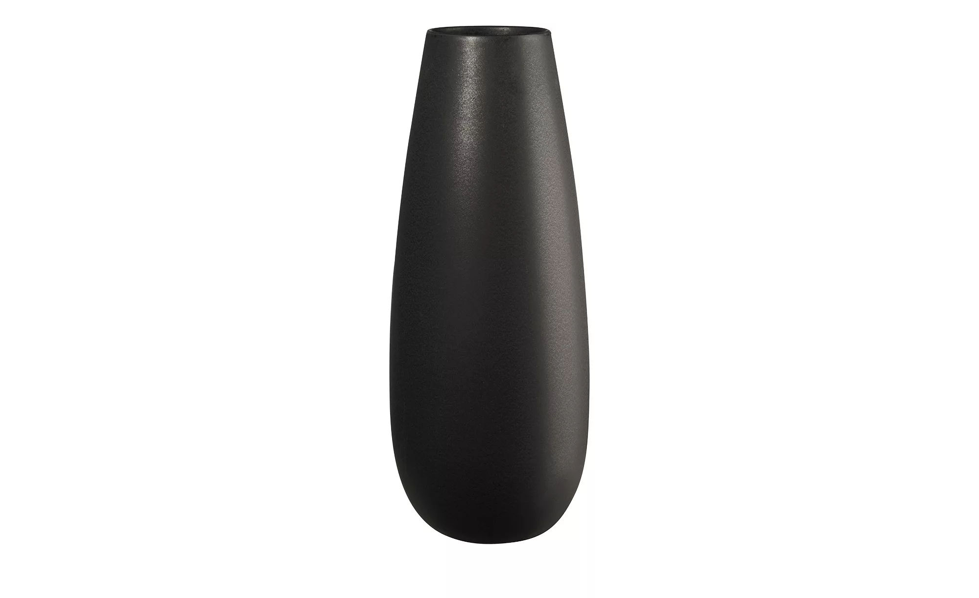 Vase  Ease New ¦ schwarz ¦ Steinzeug ¦ Maße (cm): H: 45  Ø: 18 Accessoires günstig online kaufen