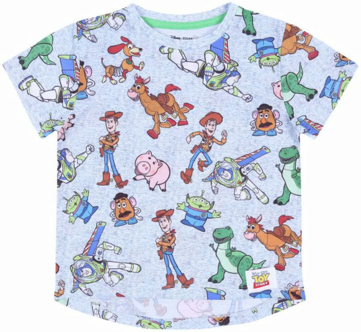 Sarcia.eu Kurzarmbluse Graues, meliertes Shirt Toy Story DISNEY 7-8 Jahre günstig online kaufen