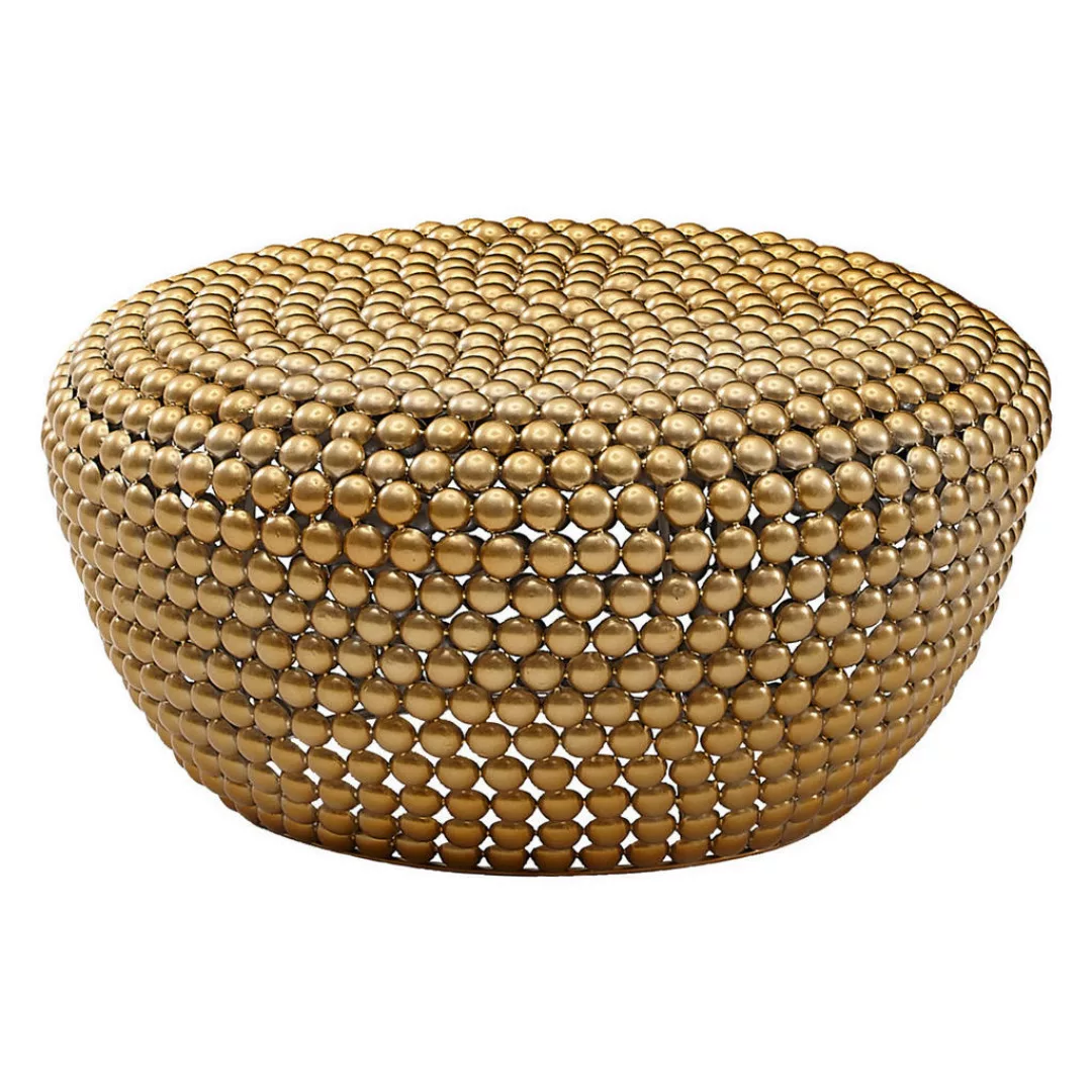 Couchtisch gold B/H/T: ca. 60x30x60 cm günstig online kaufen