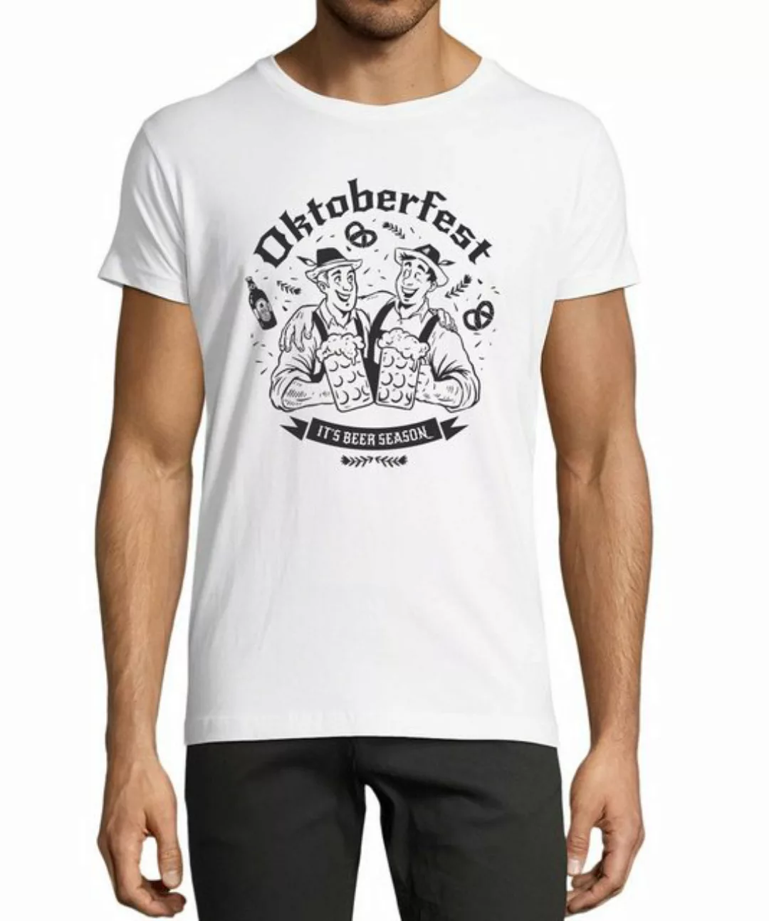 MyDesign24 T-Shirt Herren Fun Shirt - Trinkshirt Oktoberfest T-Shirt It´s B günstig online kaufen