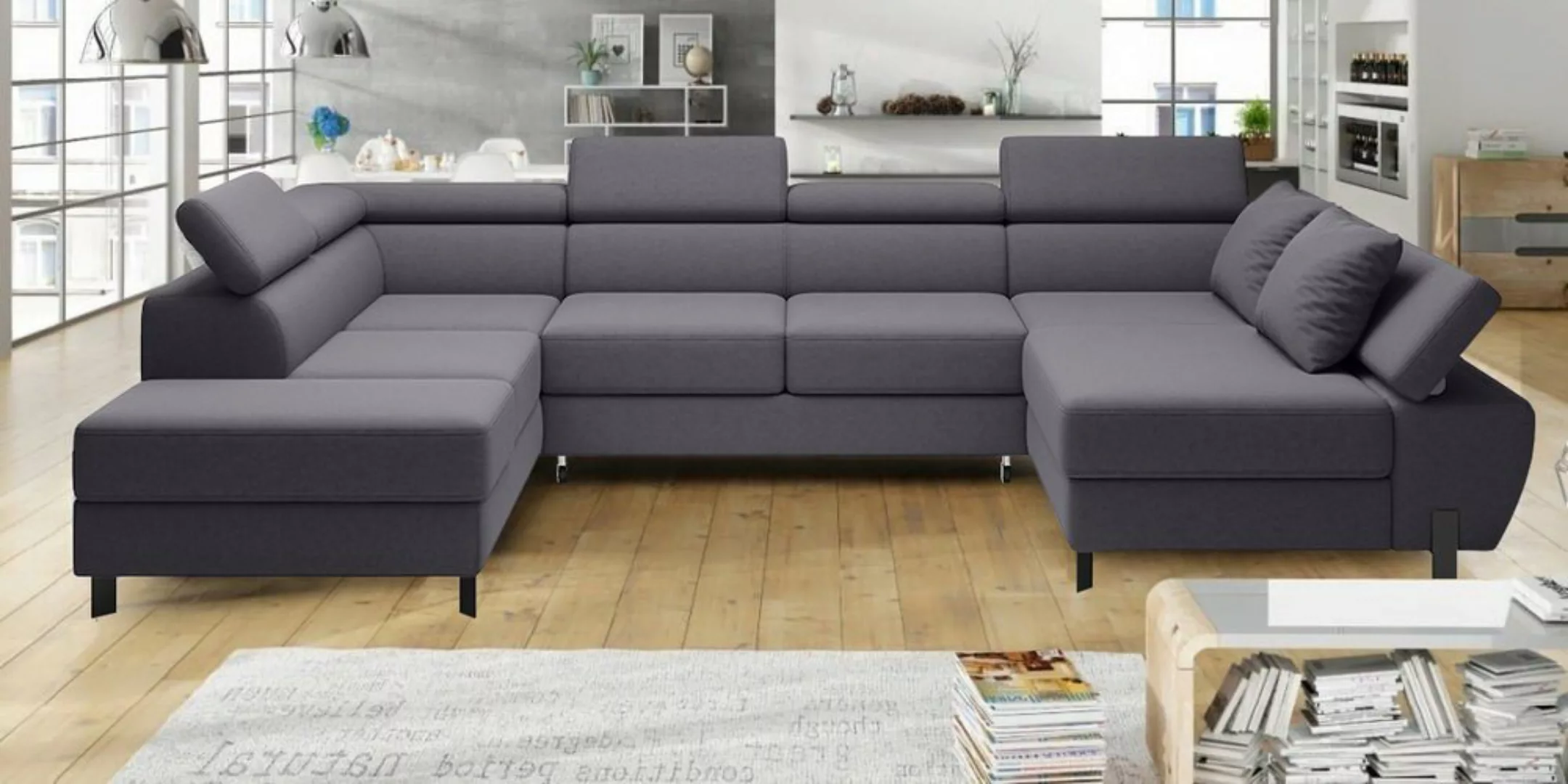 99rooms Wohnlandschaft Molinardi XL, Sofa, U-Form, Design günstig online kaufen